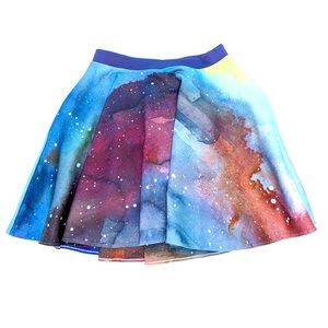 NWT Lora Zombie Herotime Galaxy Size 12 Skater Circle Skirt